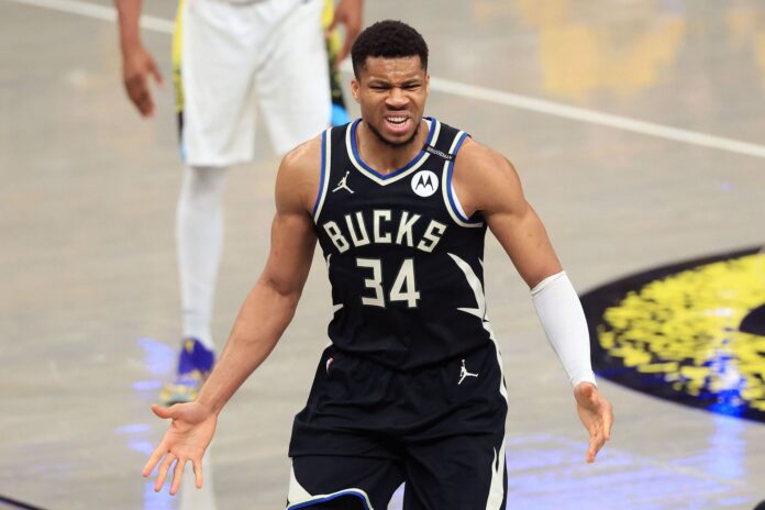Giannis Antetokounmpo drops wholesome reaction to getting crossed up by kid with James Harden-esque stepback move 