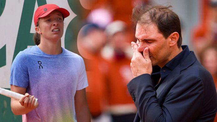“Seeing Rafael Nadal crying also makes you emotional” – Iga Swiatek admits holding back tears during French Open tribute to her idol