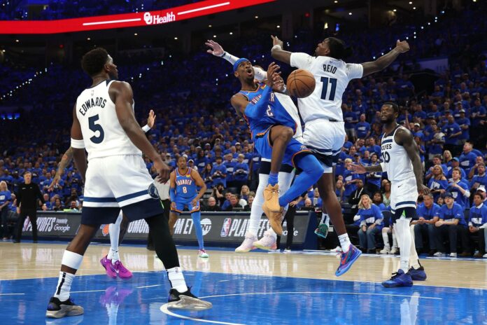 “How much you pay the refs goofy”: Timberwolves fan hurling insult at Shai Gilgeous-Alexander goes viral