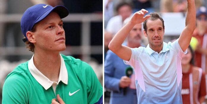 “Someday Stefan Djokovic would bagel you” – Fans tease Jannik Sinner after World No. 1 hands Richard Gasquet brutal loss in French Open farewell