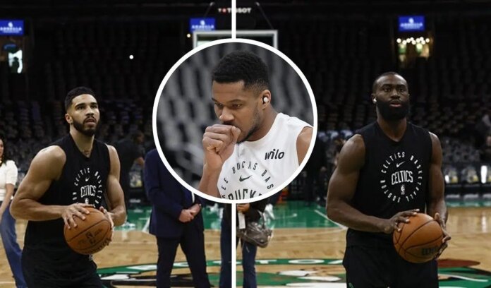 NBA Mock Trade: Jaylen Brown & 6-foot-4 guard make way for Giannis Antetokounmpo’s pairing with Jayson Tatum in Boston