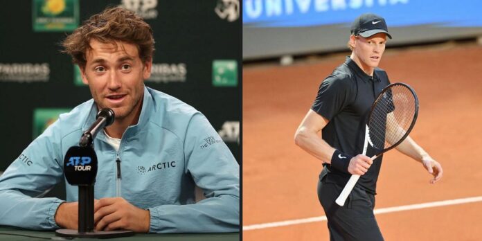 Jannik Sinner draws brutally honest ‘next-level sh*t’ praise from Casper Ruud after 60-minute Italian Open demolition