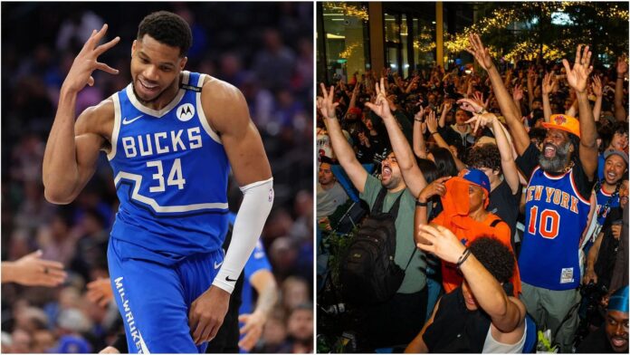 Giannis Antetokounmpo fuels Knicks trade rumors with direct answer to fan’s question