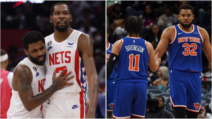 Kevin Durant responds to wild fan theory that he and Kyrie Irving helped spark Knicks’ resurgence
