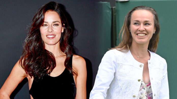 Ana Ivanovic has unexpected reunion with Martina Hingis at Geneva Open exhibition