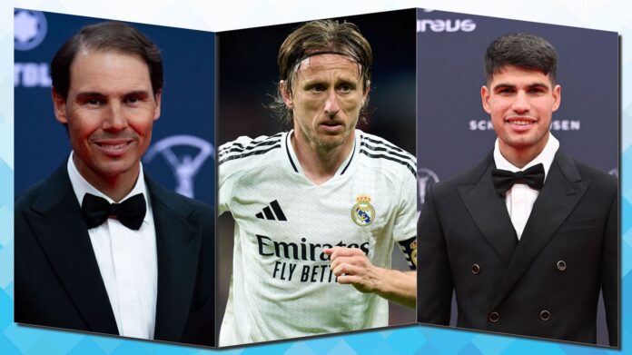 Rafael Nadal & Carlos Alcaraz send tribute messages to soccer superstar Luka Modric after retirement