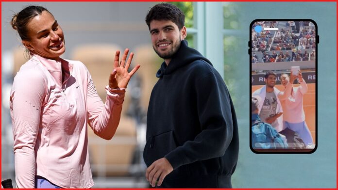 WATCH: Carlos Alcaraz all smiles as he shares adorable moments with Jannik Sinner & Aryna Sabalenka ahead of French Open 2025