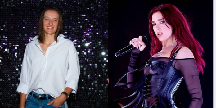 Iga Swiatek tunes out the noise surrounding French Open title defense with nostalgia-filled Dua Lipa concert visit in Paris