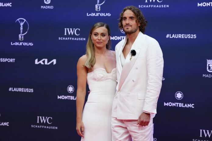 Stefanos Tsitsipas and girlfriend Paula Badosa ooze charm in romantic black-and-white cover shoot