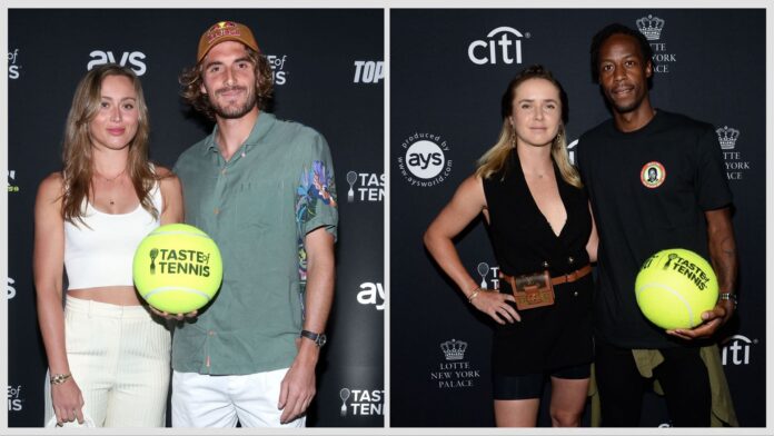 Tennis couples in action at French Open 2025 ft. Paula Badosa-Stefanos Tsitsipas, Gael Monfils-Elina Svitolina
