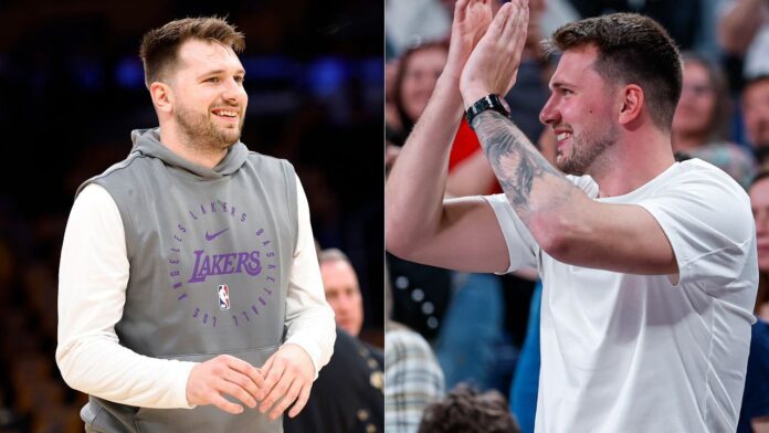“LeBron, alley oop to Luka” – Lakers fans react as Luka Doncic seemingly looks slimmer in meet-up with $3.8B Spanish giants president 