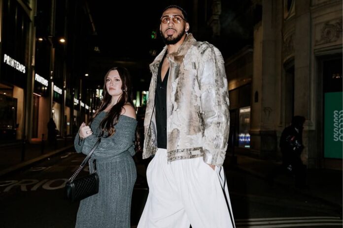 Obi Toppin’s fiancée Magdalena Bellinger can’t hide her delight as she twins with their daughter after Pacers’ historic NBA Finals run