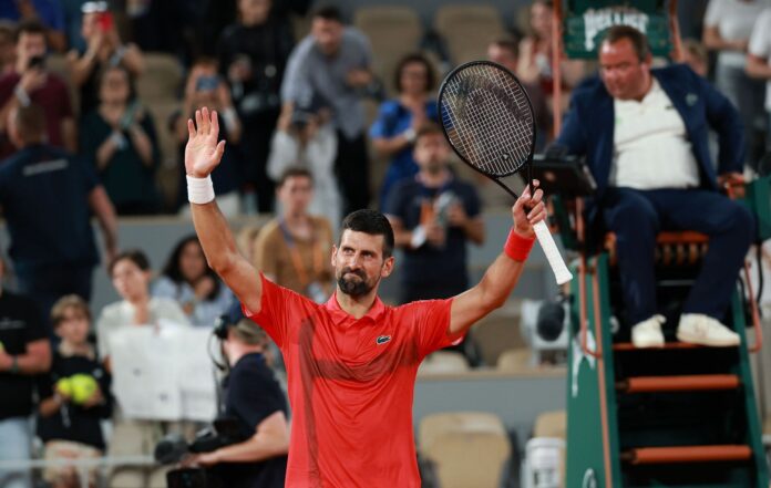 Novak Djokovic makes special visit to celebrate PSG’s Champions League triumph amid French Open campaign