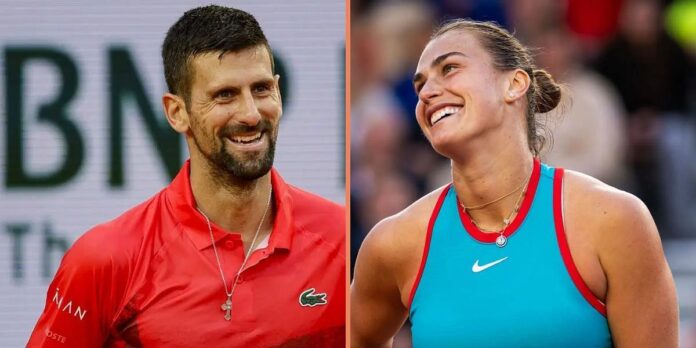 “I did it better” – Novak Djokovic & Aryna Sabalenka banter over who did better in French Open post-victory dance celebration