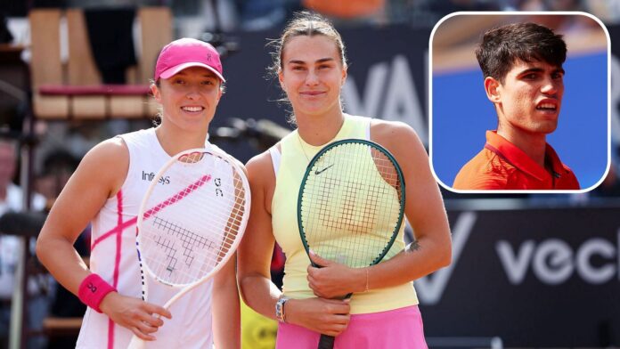 “This is just ridiculous” – Fans debate scheduling for Iga Swiatek & Aryna Sabalenka’s French Open SF after Carlos Alcaraz’s ‘uncompetitive’ win