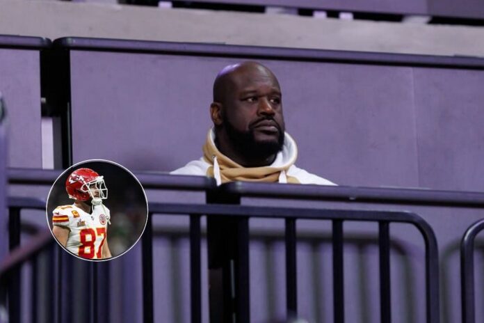 Shaquille O’Neal comes clean to Travis Kelce about his ‘Black Kelce’ nickname