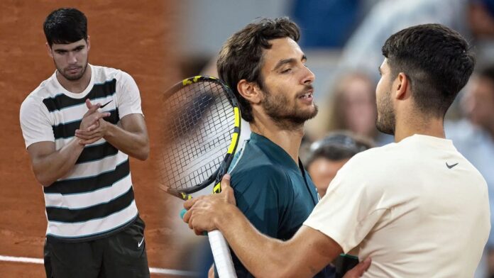 WATCH: Carlos Alcaraz asks French Open fans to cheer for Lorenzo Musetti after latter’s heartbreaking retirement ends SF