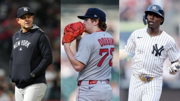 Jazz Chisholm Jr. and Yankees manager Aaron Boone make feelings clear on Hunter Dobbins’ jab at Bronx Bombers