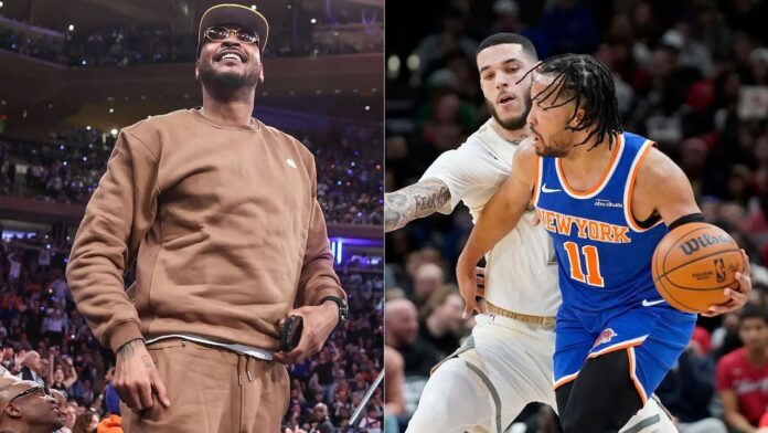 “Knicks don’t need Giannis”: Carmelo Anthony pushes Knicks to trade for Lonzo Ball as Jalen Brunson’s running mate 