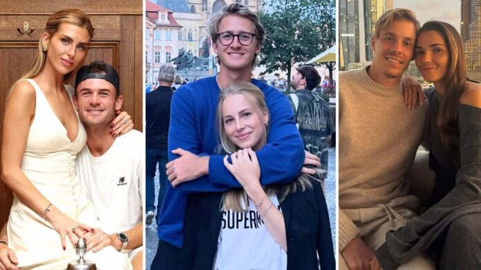 Tommy Paul’s girlfriend Paige & Denis Shapovalov’s fiancee Mirjam gush over Sebastian Korda’s partner Ivana’s stunning pink polka dot look