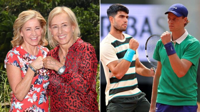 “Reminds me of what Martina Navratilova & I shared” – Chris Evert gives her verdict on Carlos Alcaraz-Jannik Sinner rivalry