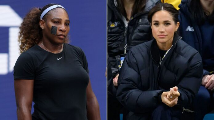 “Serena Williams is a fool being friends with this woman” – Fans accuse Meghan Markle of being ‘jealous’ of American tennis icon after latest comments