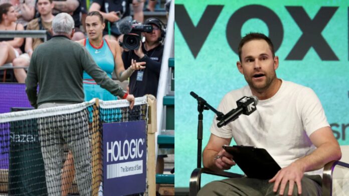 “She just wanted an exit door” – Andy Roddick gives brutal verdict on Aryna Sabalenka’s opponent’s intentions after Berlin Open controversy