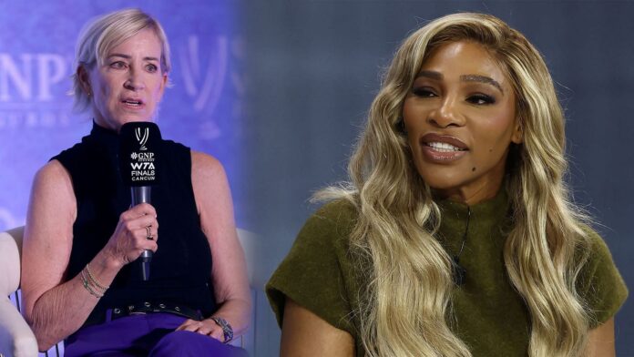 Chris Evert defended by insider after being accused of making “annoying” references to Serena Williams during tennis commentary