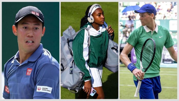 Tennis world shaken up by eventful day: Kei Nishikori’s shocking cheating admission, Coco Gauff & Jannik Sinner humbled on grass, & more
