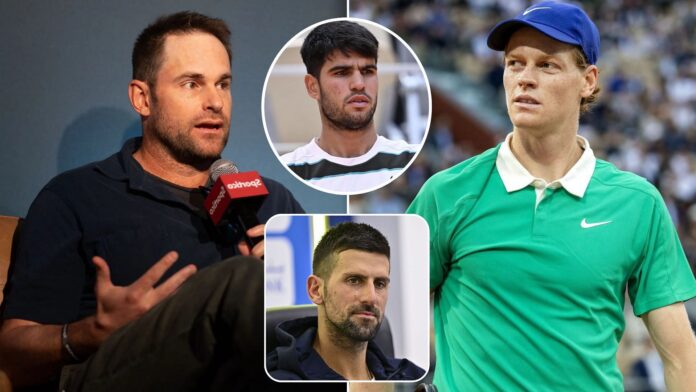 Andy Roddick gives honest opinion on Jannik Sinner’s Wimbledon chances compared to Novak Djokovic & Carlos Alcaraz after shock Halle loss
