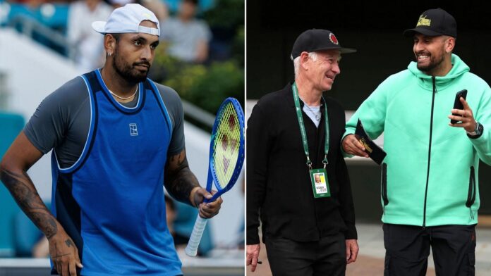 Nick Kyrgios makes brutally honest admission about how John McEnroe’s ‘new star’ shout-out at the age of 19 changed his life