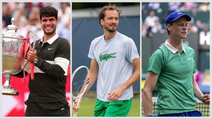 ATP Rankings update: Carlos Alcaraz closes in on No. 1 Jannik Sinner with Queen’s Club title, Daniil Medvedev returns to the top 10