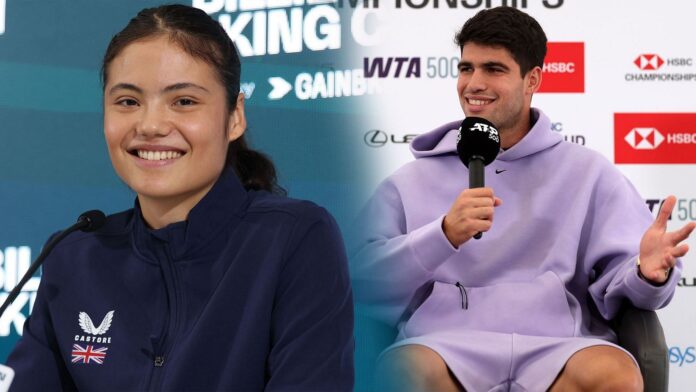“Glad we’re providing entertainment” – Emma Raducanu laughs off romance rumors with Carlos Alcaraz as she responds to online claims