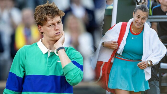 WATCH: Jannik Sinner’s team forced to pay the price after Italian loses to Aryna Sabalenka in fun Wimbledon challenge