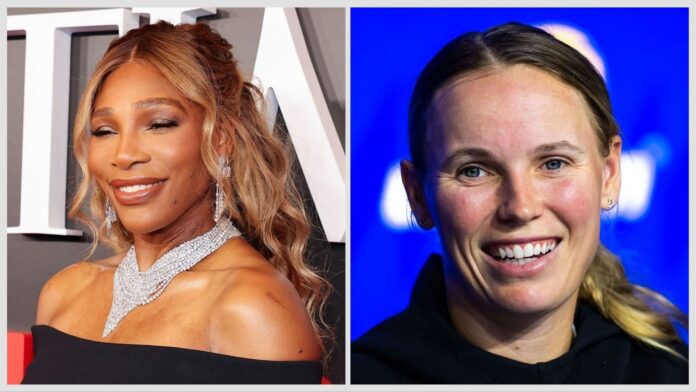 Serena Williams & Caroline Wozniacki exchange loving messages as Dane flaunts baby bump in summer photodump