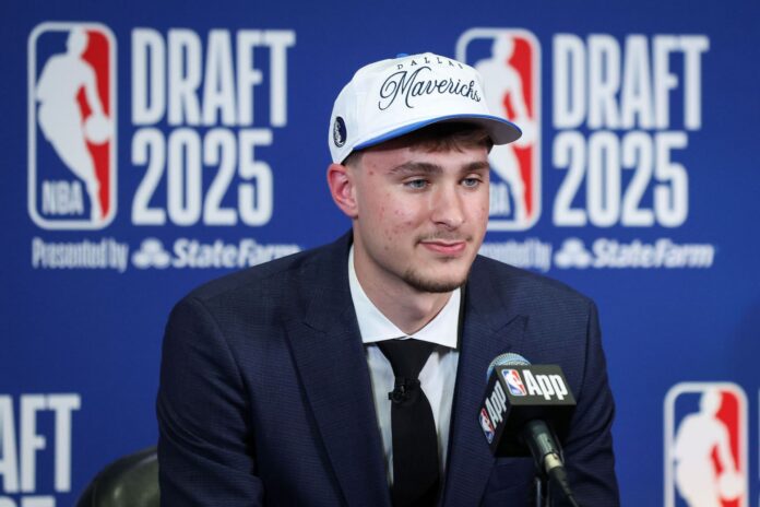 What is Cooper Flagg’s jersey number with Dallas Mavericks?