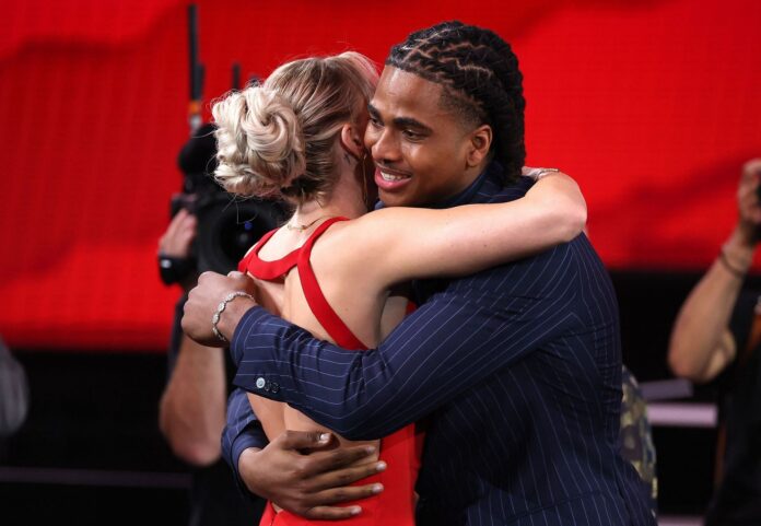 “You next” – Raptors’ Collin Murray-Boyles reacts to girlfriend Chloe Kitts’ touching tribute celebrating rookie’s NBA draft journey