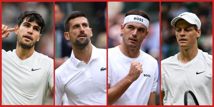Wimbledon 2025: Men’s singles power rankings ft. Carlos Alcaraz, Novak Djokovic, and others