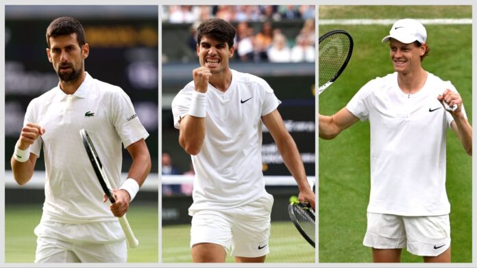Wimbledon 2025: Novak Djokovic, Carlos Alcaraz and Jannik Sinner’s projected paths to the final