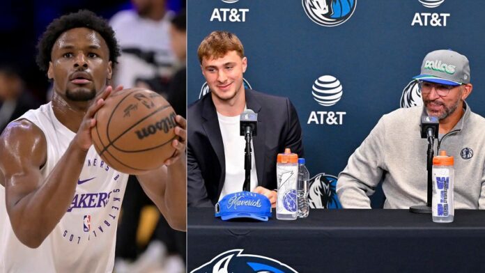 Jason Kidd seemingly plans to pit Cooper Flagg against Bronny James with defiant role against Lakers