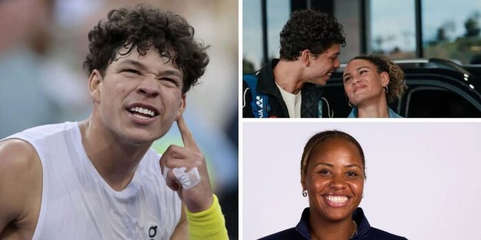 Ben Shelton’s soccer star girlfriend Trinity Rodman impressed by his shirtless practice session at Wimbledon, Taylor Townsend also reacts
