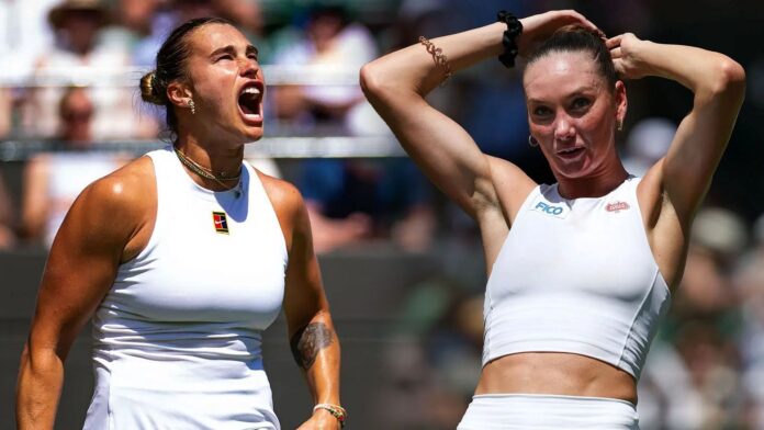 WATCH: Aryna Sabalenka’s Wimbledon 1R opponent, Carson Branstine can’t believe her eyes after saving embarrassment of a game-less loss to World No. 1
