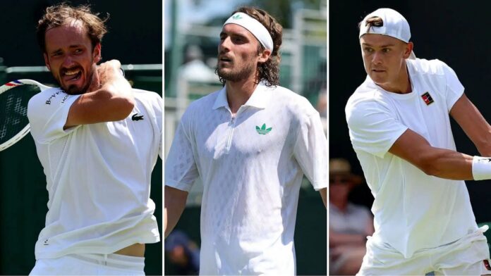 “Does no one want to play Wimbledon?” – Fans shocked after Medvedev, Tsitsipas, Rune & others exit on horrible Day 1 for seeds