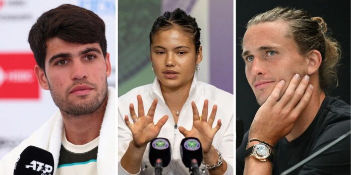 From Carlos Alcaraz to Emma Raducanu: What the tennis world has said about Alexander Zverev’s concerning mental health confession at Wimbledon