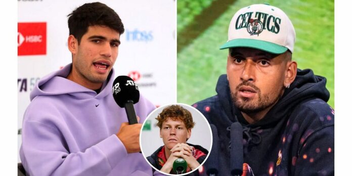Carlos Alcaraz responds to Nick Kyrgios’ bold claim about how he ‘loves girls’ & parties in unfavorable comparison to Jannik Sinner