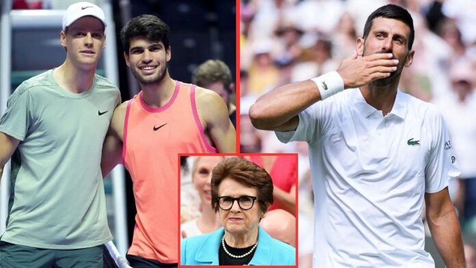 “I wish for Novak Djokovic to have most Slams” – Billie Jean King picks Serb over Alcaraz & Sinner to win Wimbledon so he can overtake Margaret Court