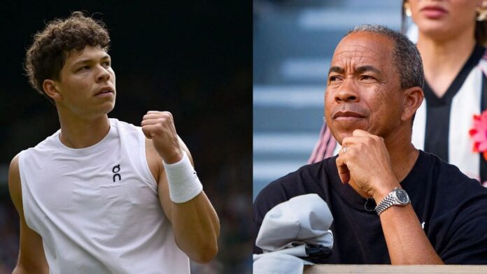 Ben Shelton sends touching message to father Bryan as American upstages what he did 31 years ago at Wimbledon by reaching QF