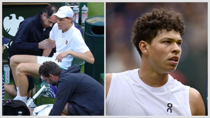 Jannik Sinner injury update: Italian to undergo MRI after ‘unfortunate fall’ ahead of Wimbledon QF against Ben Shelton