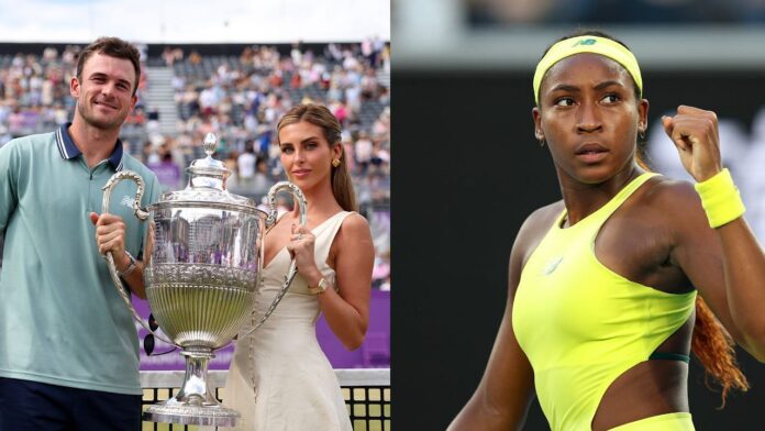 Coco Gauff shares endearing reaction as Tommy Paul’s fiancée Paige Lorenze shows off her ‘dream dress’ at engagement celebration