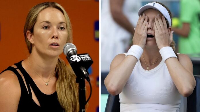 “He goes in to kiss me & starts making out” – Danielle Collins gets emotional revealing disturbing encounter with cameraman early in her career